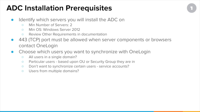 Implementing and Configuring the Active Directory Connector pt 1