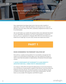 Taking the Complexity out of Moving to Office 365